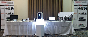 The Powell Tronics display at Camprosa 2017.